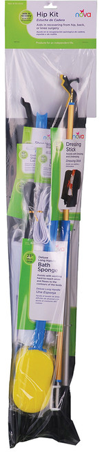 Nova Deluxe Hip Kit aids in recovering from hip, back, or knee surgery