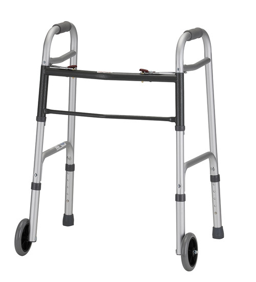 Nova Folding Walker With 5" Wheels 2 Button Small Item #4090YW5