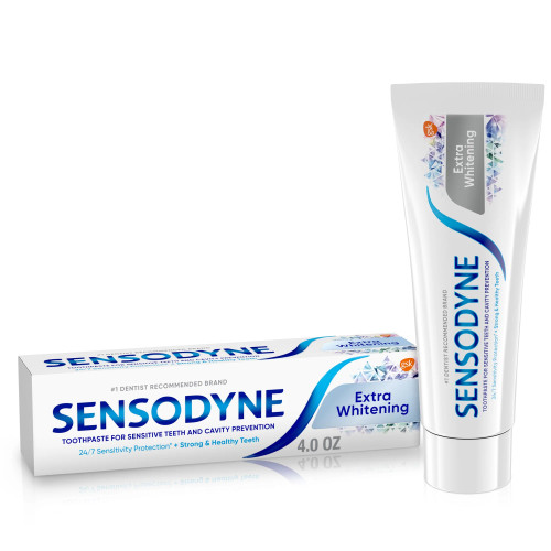 Sensodyne Extra Whitening Sensitive Toothpaste Mint 4 Oz for Adults