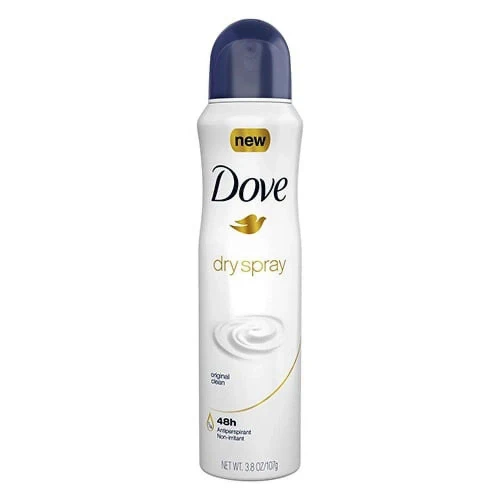 Dove Dry Spray Antiperspirant Deodorant Original Clean 3.8 Oz
