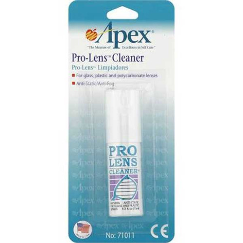 Apex Pro-Lens Spray Eyeglasses Cleaner 1/2 Fl Oz