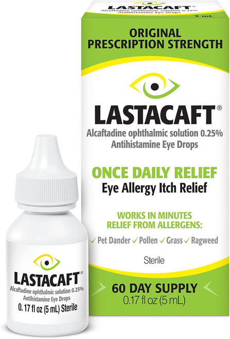 Lastacaft Daily Eye Allergy Itch Relief Drops 5mL