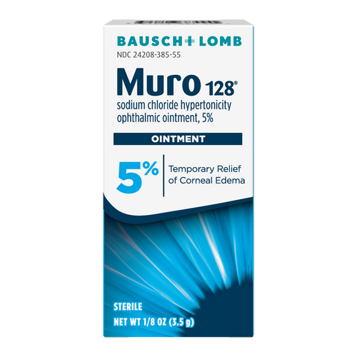 Muro 128 5% Ophthalmic Ointment Relief From Corneal Edema 3.5 gm