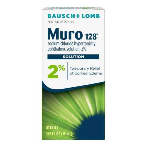  Muro 128 Ophthalmic Solution 2% Relief from Corneal Edema 15 mL