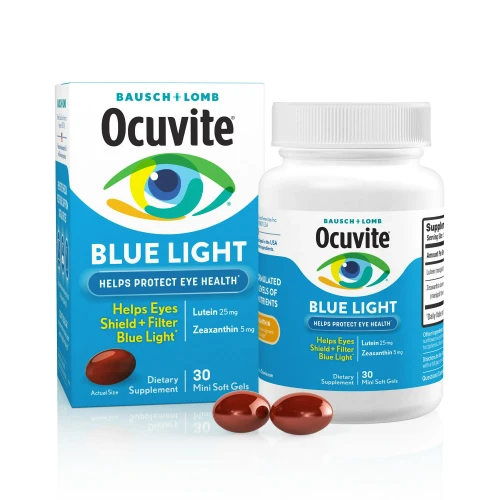 Ocuvite Blue Light Eye Vitamins and Mineral Supplement Softgels 30 Count