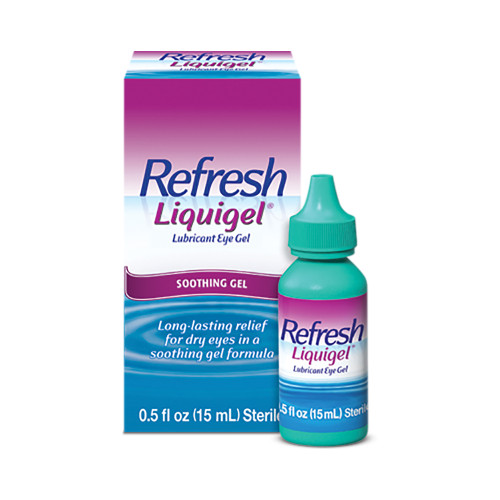 Refresh Liquigel Lubricant Eye Gel Drops Long-Lasting Dry Eye Relief 15mL