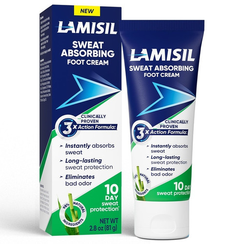 Lamisil Sweat Absorbing Foot Cream 2.8oz 