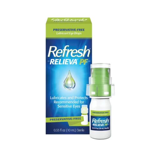 Refresh Relieva Preservative Free Drops Lubricates & Protects Eyes 10mL