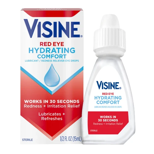 Visine Red Eye Hydrating Comfort Redness Relief and 1 Count 