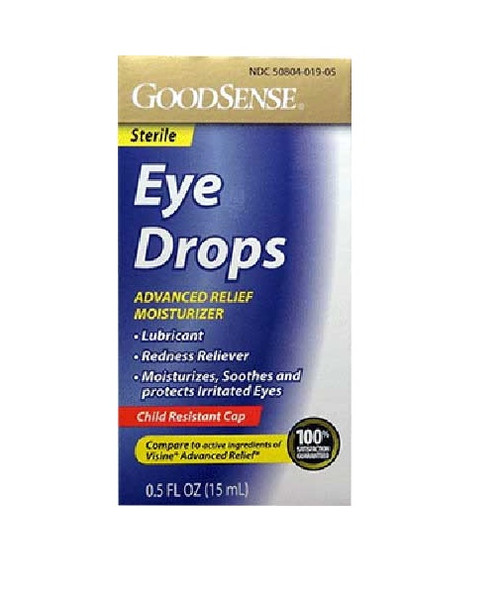 GoodSense Eye Drops Advanced Relief Moisturizer 0.5 Fl Oz