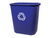  Deskside_Recycling_Container_28_1_8_Quart_Rectangular_Blue_Open_Top1