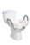 Drive Premium Plastic Elevated, Regular - Elongated 4 1/2" Toilet Seat with Lock with Arms