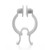 Nose Clip McKesson Rubber, Disposable, White Plastic For Spirometry
