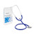 Classic Stethoscope McKesson Royal Blue 1-Tube 21 Inch Tube Single Head Chestpiece
