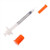 Insulin Syringe with Needle Comfort Point™ 0.5 mL 30 Gauge 5/16 Inch Attached Needle NonSafety