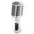 Pyle Classic Retro Vintage-Style Dynamic Vocal Microphone (Silver)