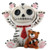 PT Furrybones White Tigrrr Skull Resin Mini Figure