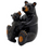 PT Black Bear with Cub Motherly Love Hand Painted Resin Statue Figurine