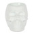 PT White Skull Ceramic Fragrance Oil Burner