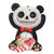 PT Furrybones Pandie the Panda Bear Skull Resin Mini Figure