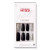 BL Kiss Gel Fantasy Collection 24 Count Black/Sparkle Long Length - Pack of 3