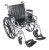 Drive 18" Chrome Sport Adjustable Height, Detachable Full Arm, Swing-Away Elevating Legrest