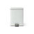 Trash Can with Plastic Liner McKesson 20 Quart Square White Steel Step On
