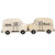 PT Milk and Bread Trucks Salt and Pepper Shaker Set