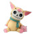 PT Furrybones Bacon the Piglet Skull Resin Piggy Bank 