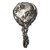 PT Bat and Skull Antique Silver Resin Hand Mirror