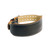 PADDED LEATHER BELT UNISEX 4" BLACK XL
