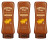 BL Hawaiian Tropic Spf#4 Tanning Lotion Cocoa Butter 8oz each *Three Pack*