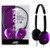 
JVC HAS160V Flats Lightweight Folding Headphones On Ear (Violet)