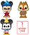 FUNKO Bitty POP!: Disney - Sorcerer Mickey 4-Pack