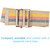 Nova Gait Belt 72" Metal Buckle Stripes Item #PA-1037