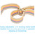Nova Gait Belt 72" Metal Buckle Stripes Item #PA-1037