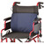 Nova Lumbar Cushion Wide Blue Item #2668BL-R 
