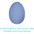 Nova Hand Exercise Squeeze Egg Firm Orange Item #PA-E03