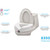 Nova Raised Toilet Seat 5" Locking Item #8350-R
