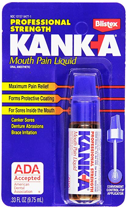 Blistex Kanka Professional Strength Soft Brush Tooth & Gum Pain Gel Reviews  2024