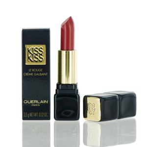 GUERLAIN/KISS KISS CREAMY SATIN FINISH LIPSTICK (320)RED INSOLENCE 0.12 OZ