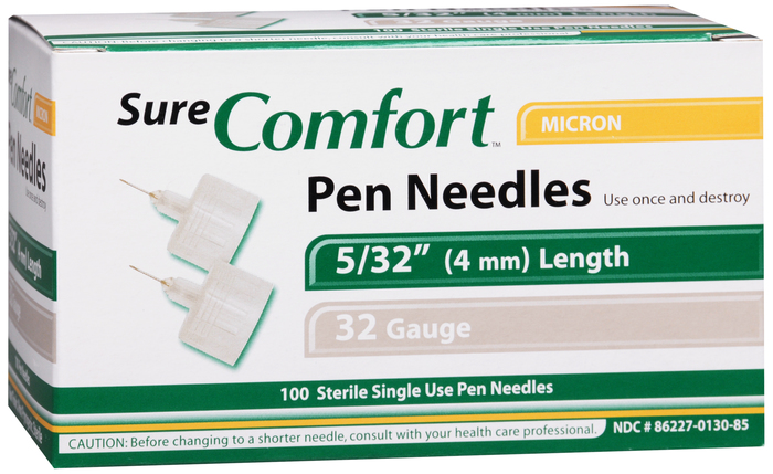 BD Pen Needles Ultra-Fine Universal Fit 32 G x 4 mm - 100