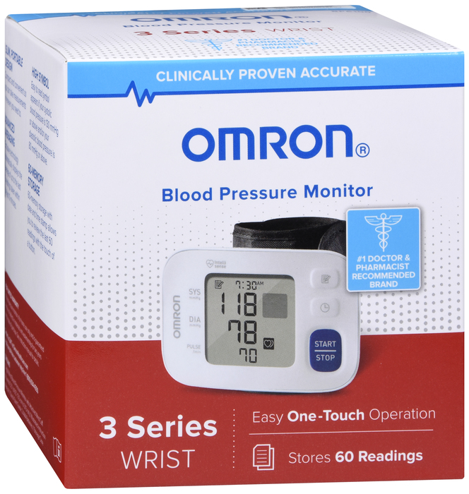 OMRON 7 Series® Wireless Wrist Blood Pressure Monitor (BP6350