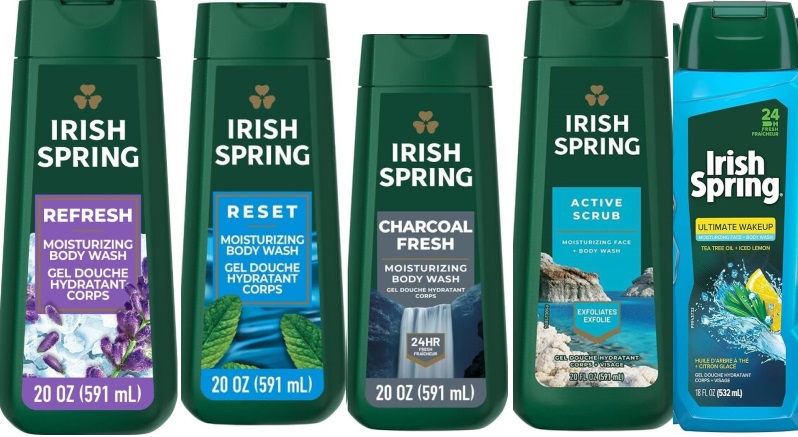 4 Bulk Irish Spring Body Wash 20 Oz Ultimate Wakeup