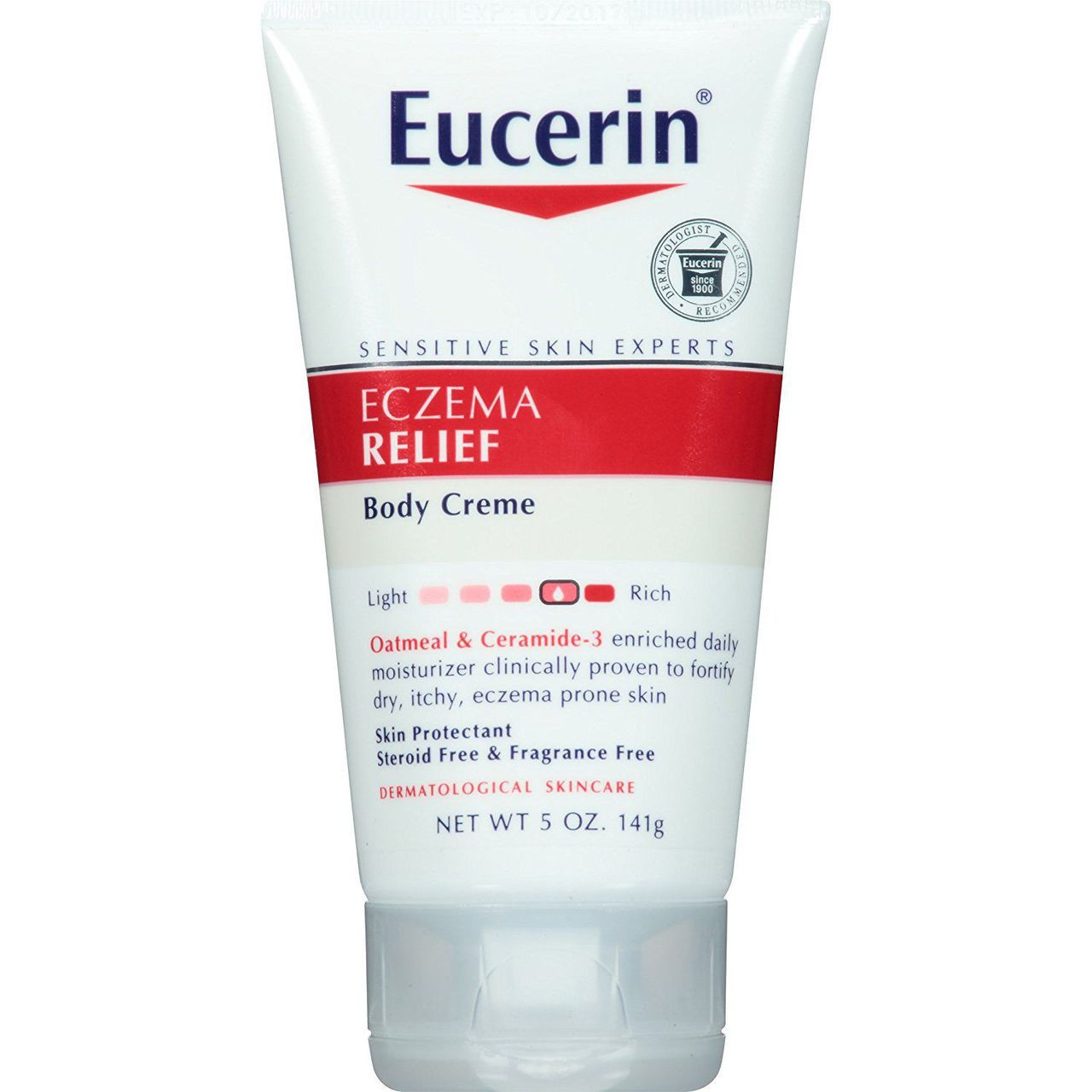 Eucerin Eczema Relief Body Creme 5 oz product package
