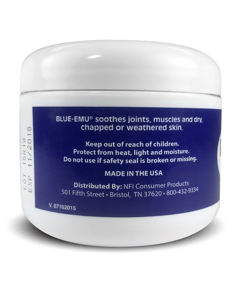 Blue Emu Muscle and Joint Deep Soothing Original Analgesic Cream, 2 Pack,  4oz 4 Ounce (Pack of 2)
