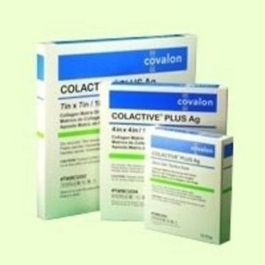 McK ColActive Plus Ag Collagen Dressing with Silver 4 X 4