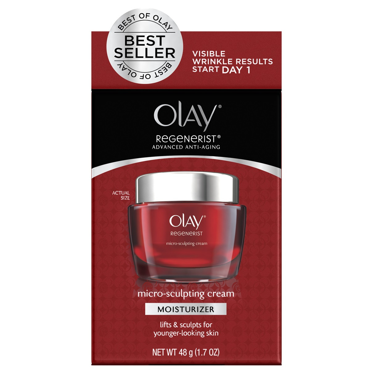  Olay Regenerist 3 Point Age-Defying Treatment Cream Moisturize  for Women, 1.7 Ounce : Beauty & Personal Care