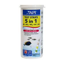 5 in 1 Aquarium Test Strips - 100 pk