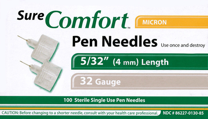 Surecomfort Short Pen Needles 24-1215